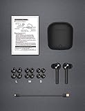 Bluedio Bluetooth-Ohrhörer, Bluetooth Kopfhörer in Ear Hi (Hurricane) Echte Kabellose Ohrhörer mit Ladekästchen,Bluetooth 5.0 Headsets für Handy/Sport/Laufen/Android/IOS,5-stündige Spielzeit - 6