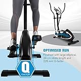 Capital Sports Helix Track Cross-Trainer mit Trainingscomputer Heimtrainer (Bluetooth, Kinomap-Applikation, MagResist-Magnet-Widerstand, 18 kg Schwungmasse, Tablethalter, USB-Ladebuchse) schwarz - 6