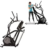 Crosstrainer Klappbar MAXXUS CX 4.3f – Platzsparender Heimtrainer In Studioqualität - Bluetooth Steuerung - 26 KG Schwungmasse Für Gelenkschonendes Training, Ideal Für Zuhause - TÜV Süd, GS Geprüft - 2