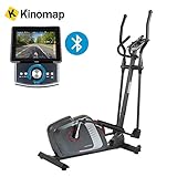 HAMMER Premium Crosstrainer Cross-Motion BT - APP Steuerung für Smartphone - Bluetooth Anbindung - Kompatibel mit: Kinomap, iConsole+ und BitGym - 22 Trainingsprogramme - 3