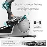 Sportstech LCX800 Luxus Crosstrainer mit Edler Android-Multifunktionskonsole, 24Kg Schwungmasse, Kinomap App, Bluetooth-& Pulsgurtkompatibel, 12 Trainingsprogramme, HRC + Tablet-Halterung - 4