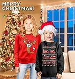 Green Turtle T-Shirts Kids Toller Feuerwehr Weihnachtspullover Kinder Pullover Sweatshirt S 122/128 Schwarz - 4
