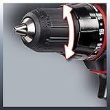 Einhell Akku-Bohrschrauber TC-CD 18-2 Li (1 Lithium Ionen Akku, 18 V, 1,5 Ah, 2-Gang, 38 Nm, LED-Licht) - 4