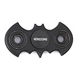 HENGSONG ADHS Toys Fledermaus-Form Finger Spinner Hand Fidget Spielzeug für Kinder und Erwachsene Spielzeug Geschenke (Schwarz) - 4