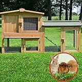 Zooprimus Kaninchenstall 01 PL Hasenkäfig - MEISTER LAMPE - Stall für Außenbereich (für Kleintiere: Hasen, Kaninchen, Meerschweinchen usw.) - 5