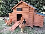 Pets Imperial® - Hühnerstall Marlborough/Savoy - groß - für 6 bis 8 Hühner Je nach Größe - sehr leicht zu reinigen A01 - 4