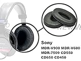 WEWOM 2 Hochwertige Ersatz Ohrpolster für Sony MDR-V900 MDR-V600 MDR-7509 Hifi Kopfhörer - 6