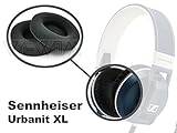 WEWOM 2 Hochwertige Ersatz Ohrpolster für Sennheiser Urbanite XL und Urbanite XL Wireless Over Ear Kopfhörer in Schwarz - 5