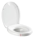 Wenko 21905100 WC-Sitz Secura Comfort - mit 5 cm Sitzerhöhung und Absenkautomatik, Kunststoff - Duroplast, Weiß - 2