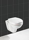 Wenko 21905100 WC-Sitz Secura Comfort - mit 5 cm Sitzerhöhung und Absenkautomatik, Kunststoff - Duroplast, Weiß - 4