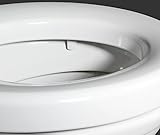 Wenko 21905100 WC-Sitz Secura Comfort - mit 5 cm Sitzerhöhung und Absenkautomatik, Kunststoff - Duroplast, Weiß - 7