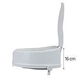 1PLUS Health Toilettensitzerhöhung 15 cm Toilettenaufsatz mit Deckel - 3