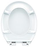 Cornat TAROX 2.0 WC-Sitz mit Absenkautomatik, Duroplast, verchromte Scharniere, weiß, KSTASCOH00 - 3
