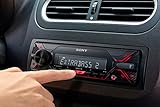 Sony DSX-A210UI MP3 Autoradio (mit Extrabass, USB, AUX Anschluss und iPod/iPhone Control Funktion) Beleuchtung: rot - 3