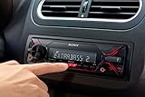 Sony DSX-A210UI MP3 Autoradio (mit Extrabass, USB, AUX Anschluss und iPod/iPhone Control Funktion) Beleuchtung: rot - 3