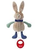 sigikid, Mädchen und Jungen, Spieluhr, Stofftier Hase, Blau/Grün, 40356 - 4