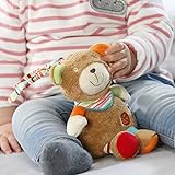 Fehn 091014 Mini-Spieluhr Teddy / Kuscheltier mit integriertem Spielwerk mit sanfter Melodie zum Aufhängen an Kinderwagen, Babyschale oder Bett, für Babys und Kleinkinder ab 0+ Monaten - 4