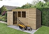 Forest opp106hd 10 x 6 ft Gartenhaus Pultdach Garden Shed – Natur - 2