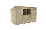 Forest opp106hd 10 x 6 ft Gartenhaus Pultdach Garden Shed – Natur - 7