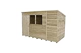 Forest opp106hd 10 x 6 ft Gartenhaus Pultdach Garden Shed – Natur - 8