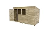 Forest opp106hd 10 x 6 ft Gartenhaus Pultdach Garden Shed – Natur - 10