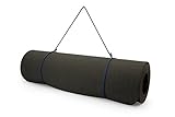 Sosila TPE Yogamatte, ECO Gymnastik Matte, rutschfest, umweltfreundlich, hypoallergen und hautfreundlich, ideal für Yoga, Pilates und Fitness, mit Tasche und Trageband, 183 x 61 x 0,8 cm (Schwarzgrün) - 5