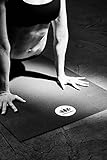 Lotuscrafts Yogamatte Mudra Studio - für Anfänger und Fortgeschrittene, schadstoffgeprüft nach OEKO TEX 100 - Matte für Yoga, Pilates, Sport und Training -Rot (Bordeaux0 - 6