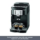 DeLonghi Magnifica S ECAM 22.110.B Kaffeevollautomat | Direktwahltasten und Drehregler | Milchaufschäumdüse | leises Kegelmahlwerk 13 Stufen | Herausnehmbare Brühgruppe | 2-Tassen-Funktion | schwarz - 2