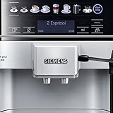 Siemens EQ.6 Plus s300 TE653501DE Kaffeevollautomat (1500 Watt, Keramik-mahlwerk, Touch-Sensor-Direktwahltasten, personalisiertes Getränk) silber - 9