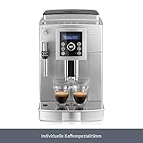 De'Longhi ECAM 23.420.SB Kaffeevollautomat | 1450 Watt | Digitaldisplay | Profi-Aufschäumdüse | Kegelmahlwerk mit 13 Stufen | Herausnehmbare Brühgruppe | 2-Tassen-Funktion | Digitaldisplay | silber/schwarz - 9