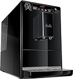 Melitta Caffeo Solo E950-222 Schlanker Kaffeevollautomat mit Vorbrühfunktion | 15 Bar | LED-Display | höhenverstellbarer Kaffeeauslauf | Herausnehmbare Brühgruppe | Pure Black - 2