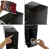 Melitta Caffeo Solo E950-222 Schlanker Kaffeevollautomat mit Vorbrühfunktion | 15 Bar | LED-Display | höhenverstellbarer Kaffeeauslauf | Herausnehmbare Brühgruppe | Pure Black - 4
