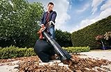 Black+Decker Laubsauger und Bläser GW3030 mit Häcksler, 50l Fangsack und Zweithandgriff / Variable Blasgeschwindigkeit bis 418km/h / 14 m³/Min Saugleistung / Rückenschonende Benutzung - 6