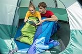 Semoo Schlafsäcke 200 x 70 cm, 3 Jahreszeiten Deckenschlafsäcke (von 6 bis 22 °C), Leichter Wasserdichter Sommerschlafsack, für Outdoor Camping Wandern - 6