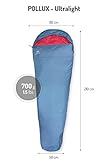 NORDKAMM Schlafsack ultraleicht, rechts, dünn, leicht, für Erwachsene, für Camping, Outdoor, Trekking, Reise, Sommer, Indoor. Zum Verbinden für 2 Personen - 2