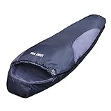 Explorer LIGHT 600 Schlafsack ultraleicht klein warm 210 x 75 cm Mumienschlafsack Hüttenschlafsack -2°C Outdoor Camping Kapuze Wandern Sommerschlafsack Kompressionspacksack - 2