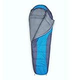 Lumaland Outdoor Schlafsack Mumienschlafsack, 230 x 80 cm, inklusive Packsack, 50 x 25 cm gepackt, blau - 2