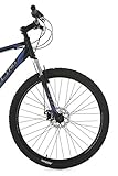 KS Cycling Mountainbike Hardtail MTB Sharp RH 51 cm Fahrrad, schwarz-Blau, 26 Zoll - 7