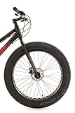 KS Cycling Fahrrad Mountainbike 26 Fatbike SNW2458 Aluminiumrahmen schwarz, 380M - 7