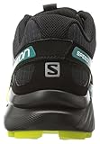 Salomon Herren Speedcross 4 Traillaufschuhe, Schwarz (Black/Everglade/Sulphur Spring), 43 1/3 EU - 2