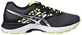 ASICS Herren Gel-Pulse 9 Laufschuhe, Grau (Carbon/Silver/Safety Yellow 9793), 45 EU - 6