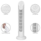 Clatronic T-VL 3546 Tower-Ventilator 75° oszillierend, 3 Geschwindigkeitsstufen, 120 Minuten-Timer - 2