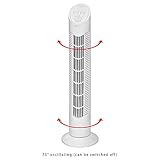 Clatronic T-VL 3546 Tower-Ventilator 75° oszillierend, 3 Geschwindigkeitsstufen, 120 Minuten-Timer - 3