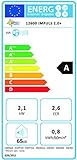 SUNTEC mobiles lokales Klimagerät IMPULS 2.0+ [3 in 1: für Räume bis 60 m³ (~25 m²), Kühlen, Entfeuchten, Ventilieren, 7.000 BTU/h, EEK A] - 2